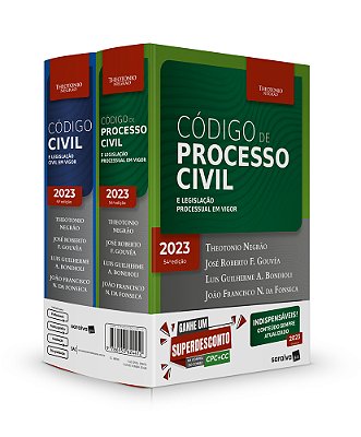 Combo Tn - Código Civil E Código Processo Civil - 15ª Edição 2023