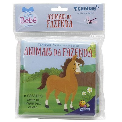 Tchibum Um Livro De Banho! Animais Da Fazenda