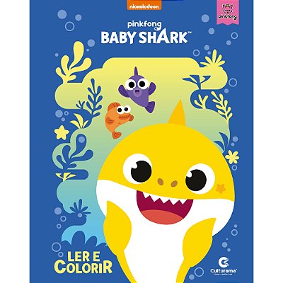Ler E Colorir Baby Shark