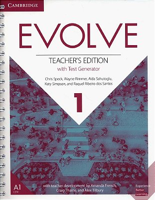 Evolve 1 - Teacher's Book With Test Generator