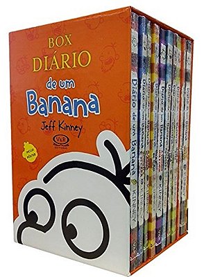 Diário De Um Banana - Caixa Com 10 Volumes..-
