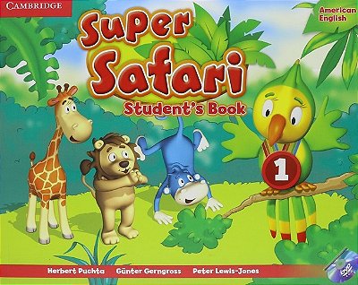 American Super Safari 1 - Student's Book With Dvd-ROM