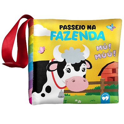 Bebê Feliz - Passeio Na Fazenda Livro De Pano Infantil