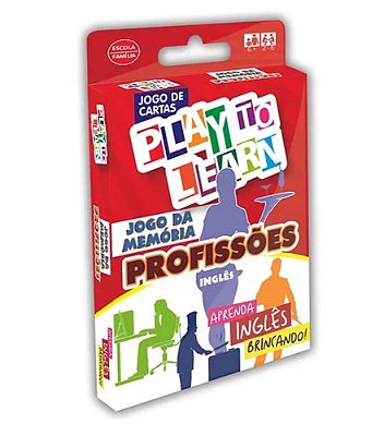 Play To Learn - Profissões - Jogo De Cartas