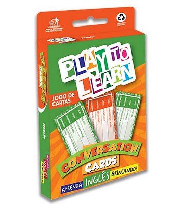 Play To Learn - Conversation Cards - Jogo De Cartas