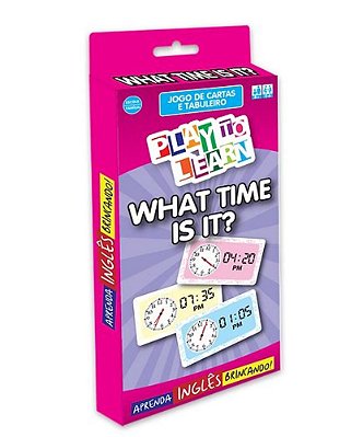Play To Learn - What Time Is It? - Jogo De Cartas