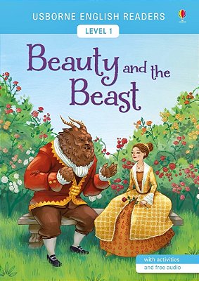 Beauty And The Beast - Usborne English Readers - Level 1 - Book With Activities And Free Audio