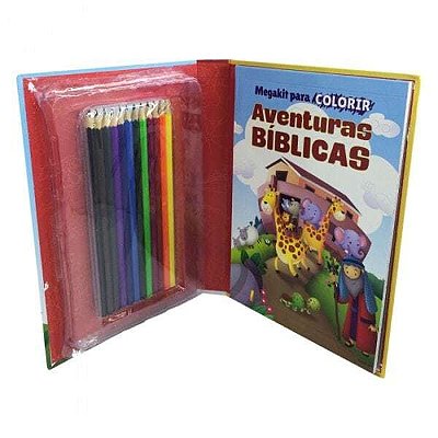 Megakit Para Colorir: Aventuras Bíblicas