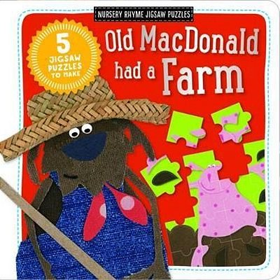 Old Macdonald Had A Farm - Nursery Rhyme Jigsaw Puzzles - 5 Jiggaw Puzzles To Make-..
