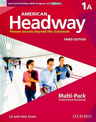 American Headway 1A - Multi-Pack (Student's Book With Workbook And Oxford Online Skills Program & Ichecker) - Third Edition..-