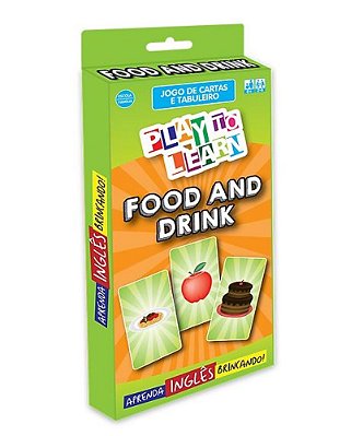 Play To Learn - Food And Drink - Jogo De Cartas