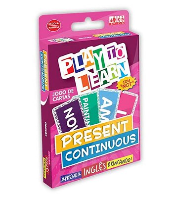 Play To Learn - Present Continuous - Jogo De Cartas
