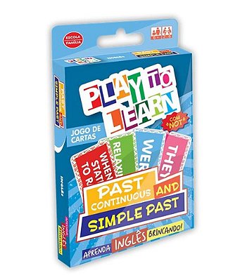Play To Learn - Past Continuous And Simple Past - Jogo De Cartas