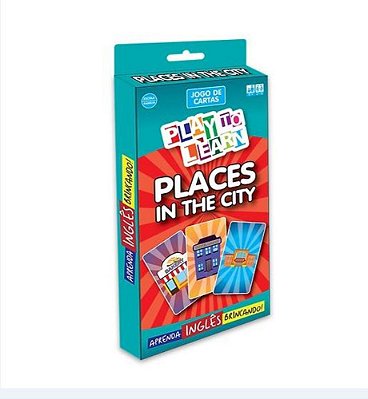 Play To Learn - Places In The City - Jogo De Cartas