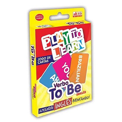 Play To Learn - Verbo To Be - Jogo De Cartas