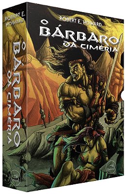 O Bárbaro Da Ciméria - Box 3 Livros Acompanha Pôster, Cards E Marcadores