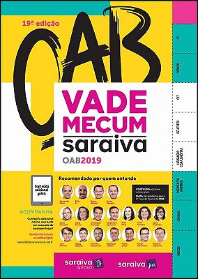 Vade Mecum Saraiva Oab - Livro Com Acesso Online - 19ª Edição..-