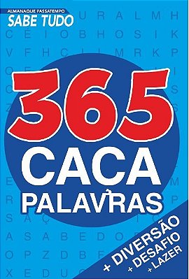 Almanaque Passatempo - Sabe Tudo - 365 Caça Palavras..-