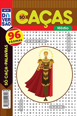 Livro Diversão Só Caça Palavras Ed 21..-