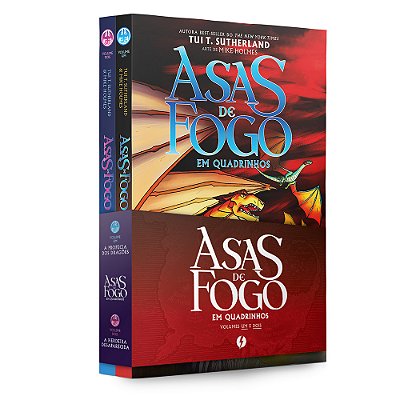 Coleção Asas De Fogo Em Quadrinhos Incluindo Os Dois Primeiros Livros Da Série..-