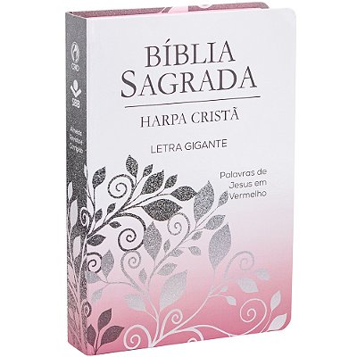Bíblia Sagrada Letra Gigante Com Harpa Cristã - Capa Semiflexível Ilustrada, Ramo? Almeida Revista E Corrigida (Arc)