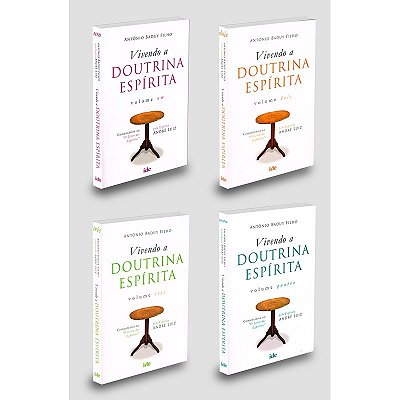 Coleção Vivendo A Doutrina Espírita (Com 4 Livros)
