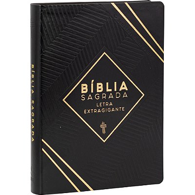 Bíblia Sagrada Letra Extragigante Com Índice Digital - Couro Sintético Preto Nova Tradução Na Linguagem De Hoje (Ntlh)