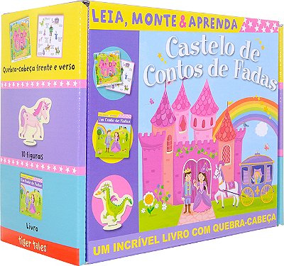 Castelo De Contos De Fadas: Leia, Monte E Aprenda-..