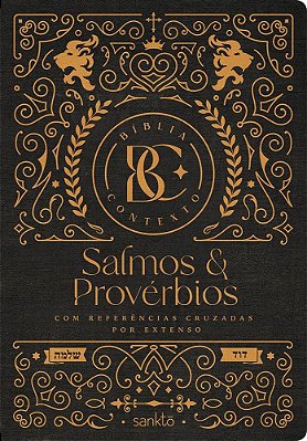 Bíblia Contexto - Salmos & Provérbios - Ornamentos Com Referências Cruzadas Por Extenso