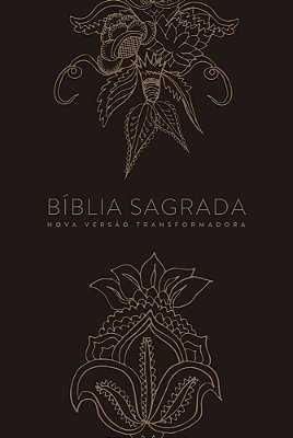 Bíblia Nvt Letra Normal - Indian Flowers Dourada