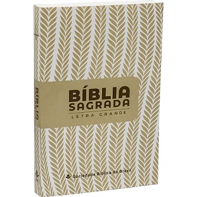 Bíblia Letra Grande Capa Brochura Almeida Revista E Corrigida (Arc)