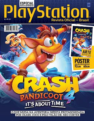 Superpôster Playstation - Crash Bandicoot 4