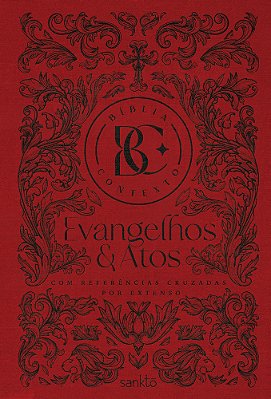 Bíblia Contexto - Evangelhos & Atos - Ornamentos Com Referências Cruzadas Por Extenso
