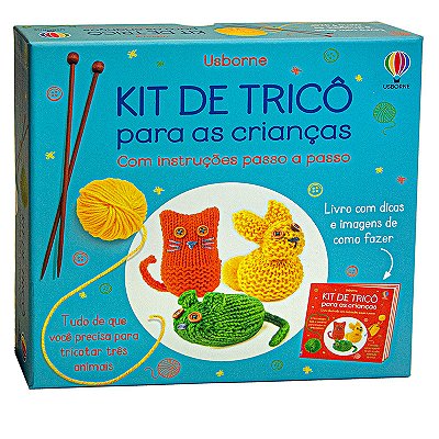 Kit De Tricô Para As Crianças
