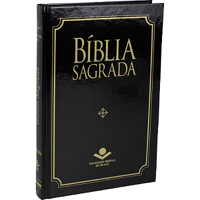 Bíblia Sagrada Almeida Revista E Corrigida - Capa Preta Almeida Revista E Corrigida (Arc)