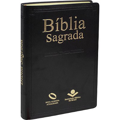 Bíblia Sagrada Nova Almeida Atualizada - Capa Couro Sintético Preta Nova Almeida Atualizada (Naa)