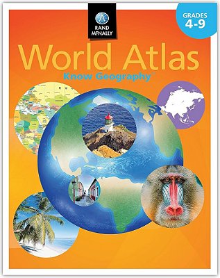 Rand Mcnally Know Geography Grades 4-9 - World Atlas-..
