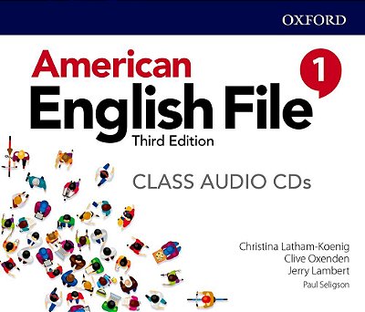 American English File 1 - Class Audio CD (Pack Of 5) - Third Edition..-