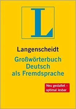 Langenscheidt Grobwörterbuch Deutsch Als Fremdsprache: Einsprachig Deutsch