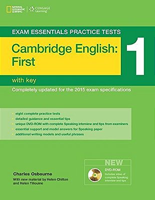 Cambridge First Practice Tests 1 - Book With Key And Dvd-ROM - Third Edition