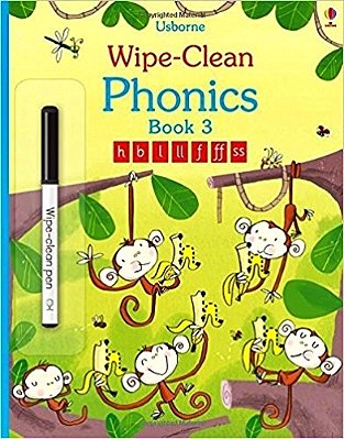 Usborne Wipe-Clean Phonics - Book 3-..