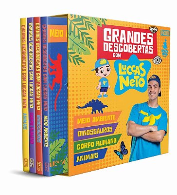 Grandes Descobertas Com Luccas Neto - Box Com 4 Livros
