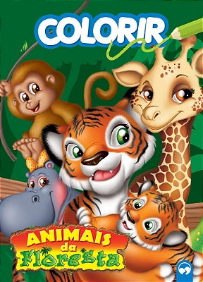 Animais Da Floresta Explosão De Cores