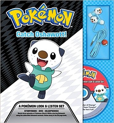 Pokémon - Catch Oshawott! - A Pokémon Deluxe Look & Listen Set - Book, Dvd And Headphones-..