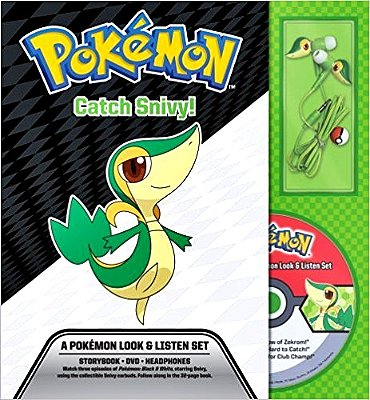 Pokémon - Catch Snivy! - A Pokémon Deluxe Look & Listen Set - Book, Dvd And Headphones-..