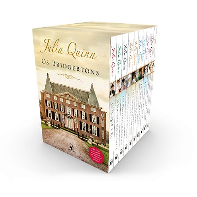 Box Os Bridgertons Os 9 Títulos Da Série + Livro Extra De Crônicas + Caderno De Anotações