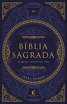 Bíblia Tesouro Sagrado, Acf, Capa Dura, Letra Grande, Leitura Perfeita