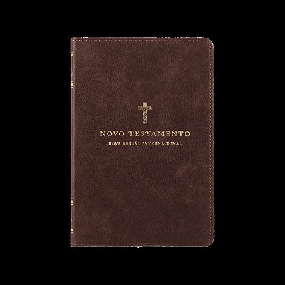 Novo Testamento, Nvi, Couro Soft, Cruz Marrom, Leitura Perfeita