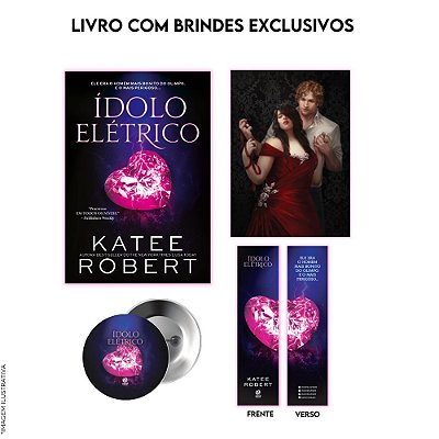 Ídolo Elétrico + Pôster + Botton + Marca-Página Livro II Da Série Dark Olympus