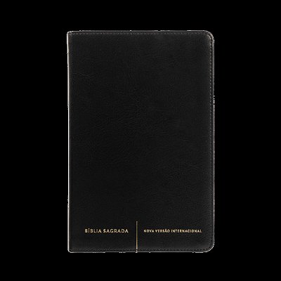 Bíblia Sagrada Slim Nvi, Luxo, Capa Preta